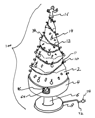 Pop-up Christmas Tree patent