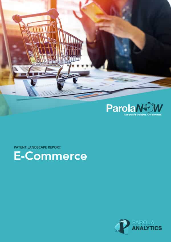 parolanow cover for e-commerce patent landscape report
