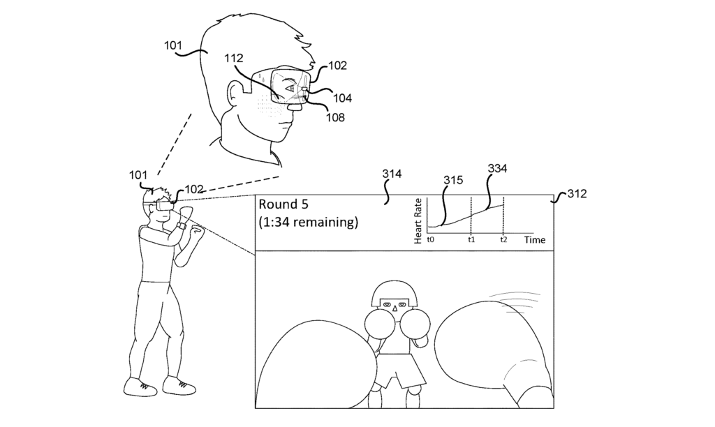 Meta's patent on a VR/AR headset that tracks your heart rate